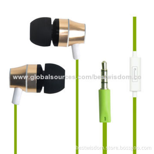 In-ear Stereo Earphones, CE, RoHS Marks, Fashionable and Comfortable Design